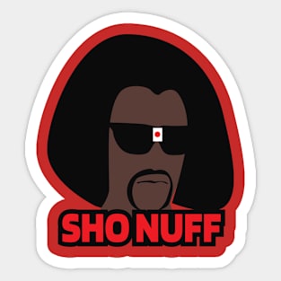 Sho Nuff Cartoon Sticker